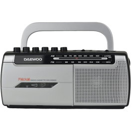 Daewoo Radio Cassette DW1107 con Micrófono